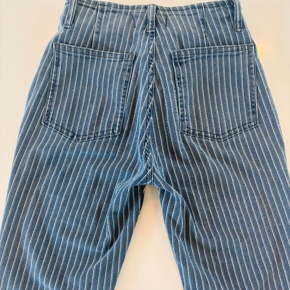 Level Up Stripe Side Slit Bootcut Jeans - Picture 5 of 6